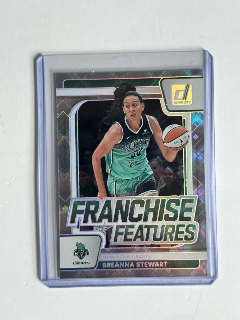 Panini Donruss Franchise Features Card - Teal and Black